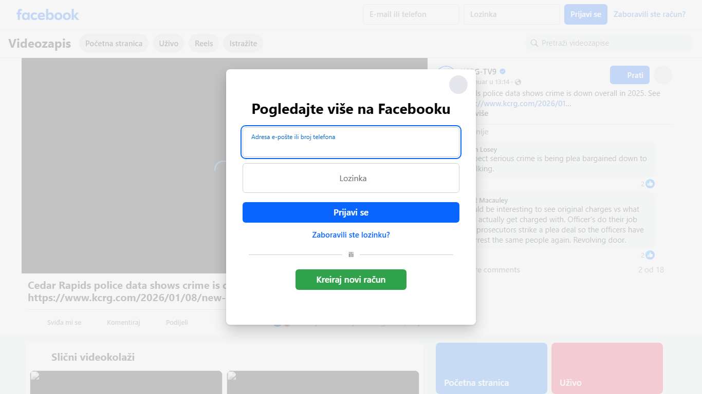 Cedar Rapids police data shows crime is down overall in 2025. See more: https://www.kcrg.com/2026/01/08/new-data-shows-how-crime-is-trending-cedar-rapids/ KCRG-TV9 Facebook